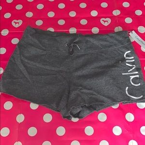 NWT CALVIN KLEIN PERFORMANCE SHORTS GRAY XL